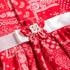 Girls Frock - Flower Bright