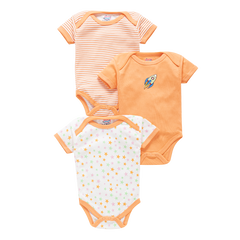 Half Sleeve Romper - Pack of 3
