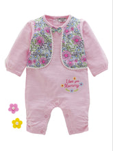 Girls Romper - Flower Print