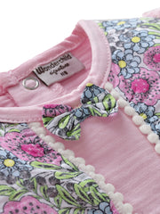 Girls Romper - Flower Print