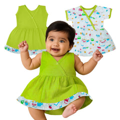 Muslin Frock Set - Pack of 2