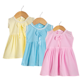 Girls Plain Frock - Pack of 3