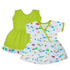 Muslin Frock Set - Pack of 2