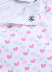 Girls heart t-shirt - pack of 2