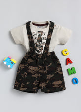 T-shirt and Shorts Set - Camouflage