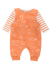 Full Sleeve Top with Dungaree - Tiger