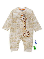 Boys Full Sleeve Romper Giraffe