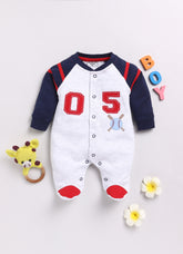 Boys Full Sleeve Baseball Romper