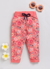 Girls Pajama - Orange Flowers