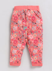 Girls Pajama - Orange Flowers