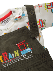 Boy's Dungaree - Train