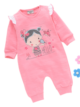 Girls Romper - Pink Girl