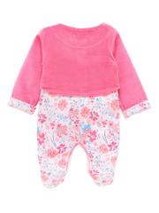 Girls Full Sleeve Floral Romper