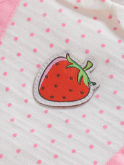 Girls Romper - Strawberry