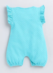 Girls Romper - Blue Butterfly