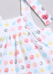 Girls Printed Skirt Blue