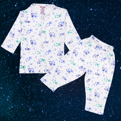 Baby Sleep Suit Set Penguin Print