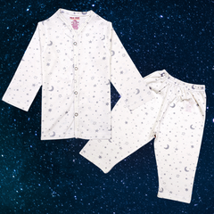 Sleep Suit Star Moon Print