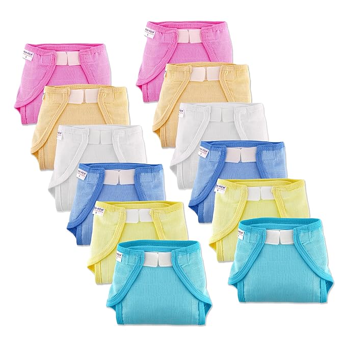 Welcro Reusable Cotton Nappies / Langot