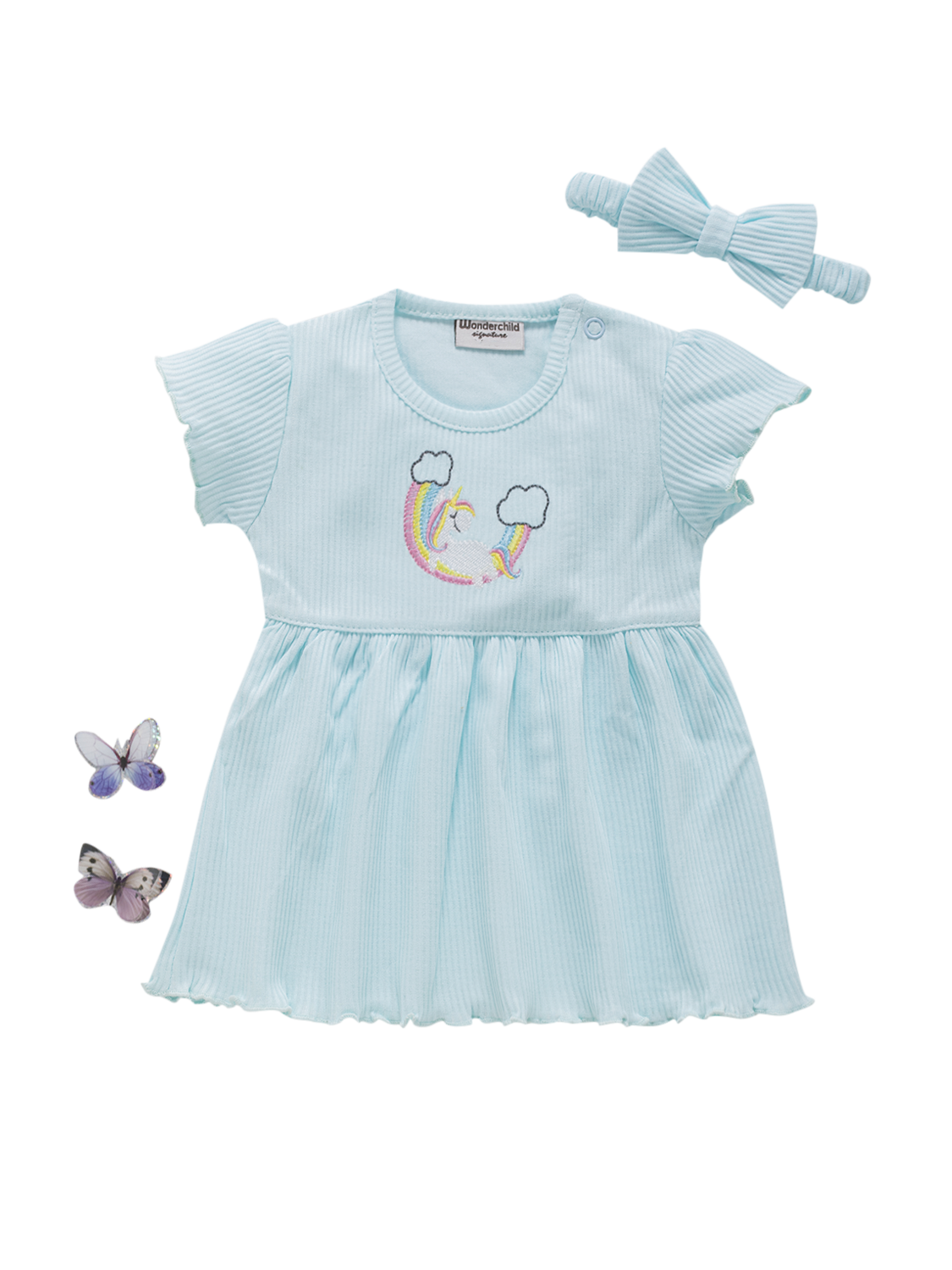 Short Sleeve Dress with Headband - Pack of 3