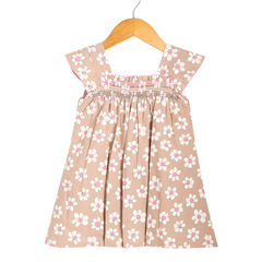Girls Frock - Flower Print