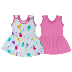 Muslin Frock Set - Pack of 2
