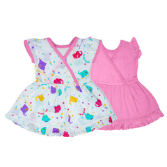 Muslin Frock Set - Pack of 2