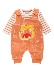 Full Sleeve Top with Dungaree - Tiger