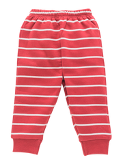 Boys Full Sleeve Tshirt and Red Pajama - Cat