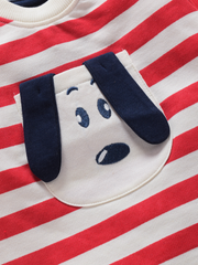 Boys Tshirt and Pants - Red dog