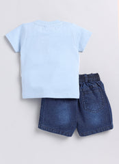 T-shirt and shorts set - Bow and Vest