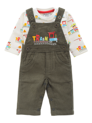 Boy's Dungaree - Train