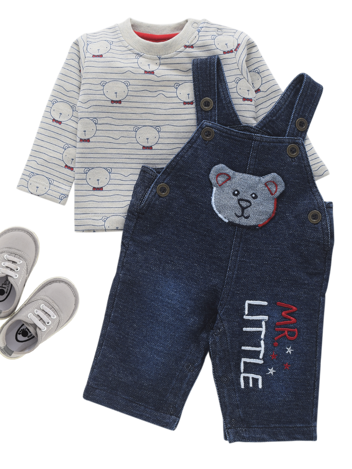 Boys Dungaree - Teddy