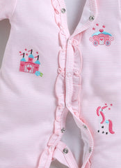 Girls Full Sleeve Romper - Princess