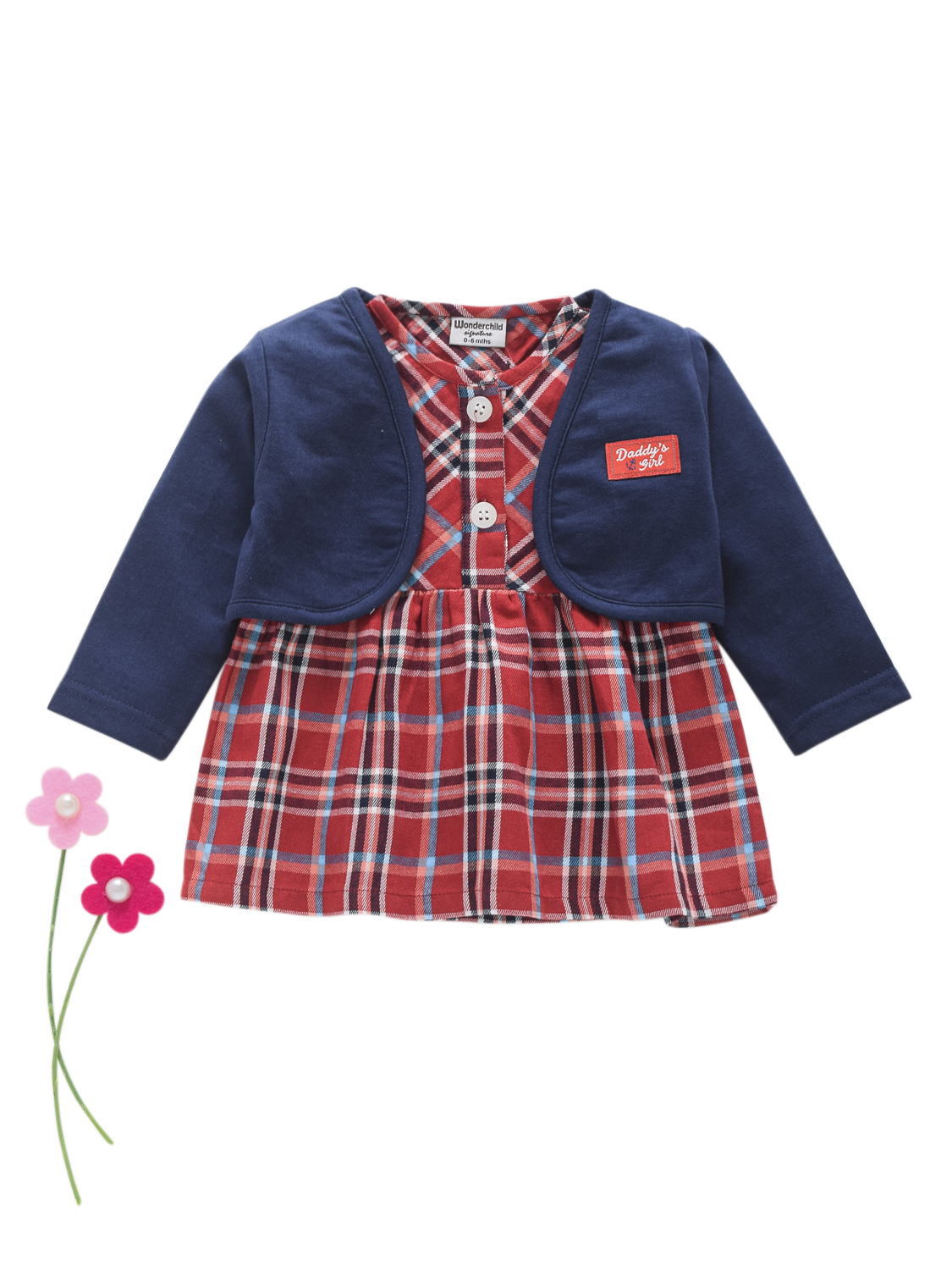 Girls Frock with Shrug - Daddy's Girl