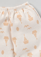 Girls Full Sleeve Top with Footed Pant